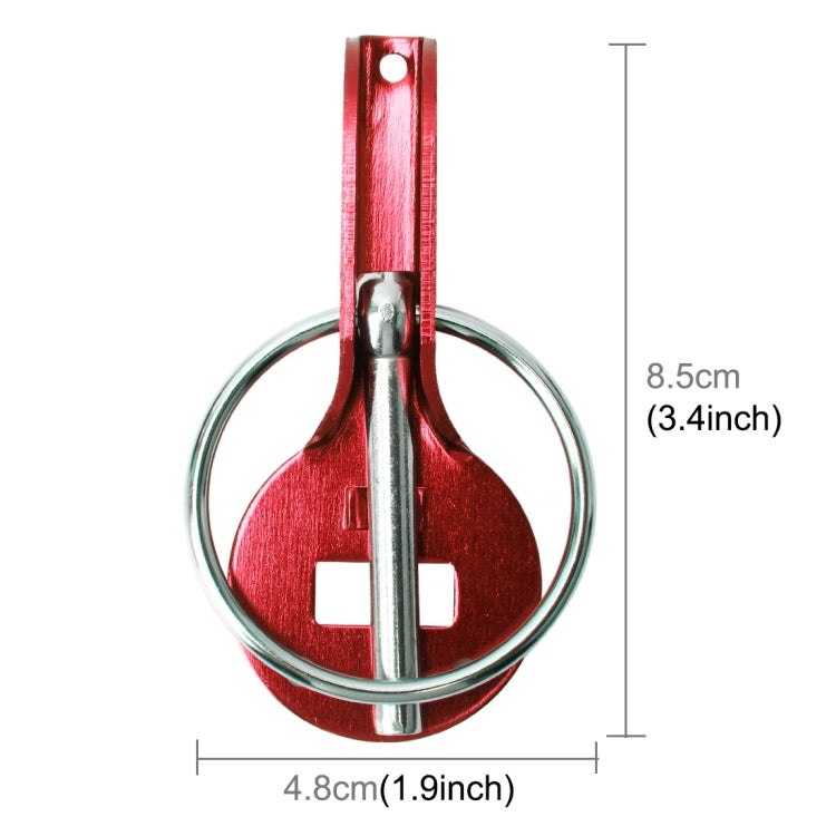 A Pair Universal Automobile Engine Cover Lock Carbon Fiber Hood Lock Car Modification Cover Lock Pull-type Engine Cover Lock Mount Bonnet Hood Pins Lock for Car Modification(Red) - Locks & Hasps by PMC TechLife | Online Shopping South Africa | PMC TechLife | Buy Now Pay Later Mobicred