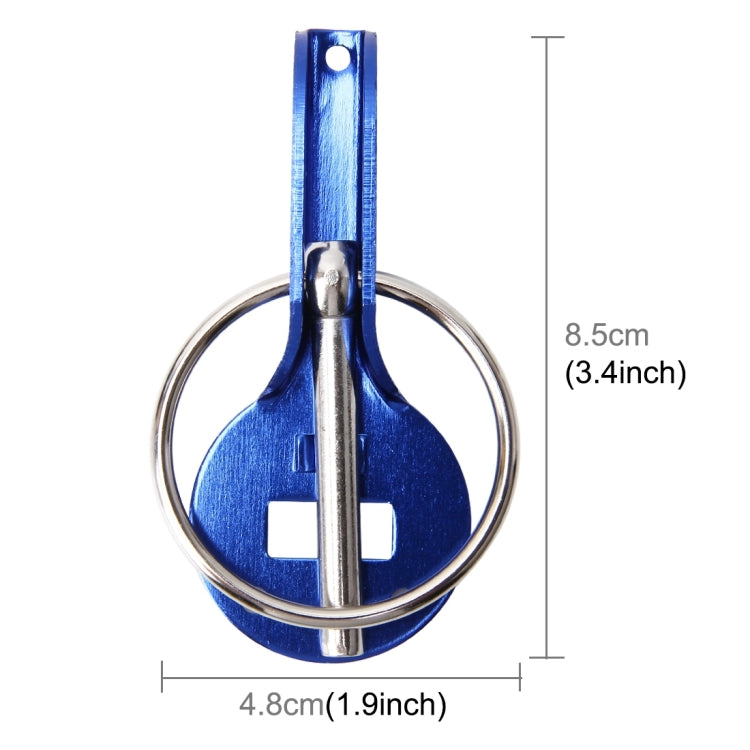 A Pair Universal Automobile Engine Cover Lock Carbon Fiber Hood Lock Car Modification Cover Lock Pull-type Engine Cover Lock Mount Bonnet Hood Pins Lock for Car Modification(Blue) - Locks & Hasps by PMC TechLife | Online Shopping South Africa | PMC TechLife | Buy Now Pay Later Mobicred