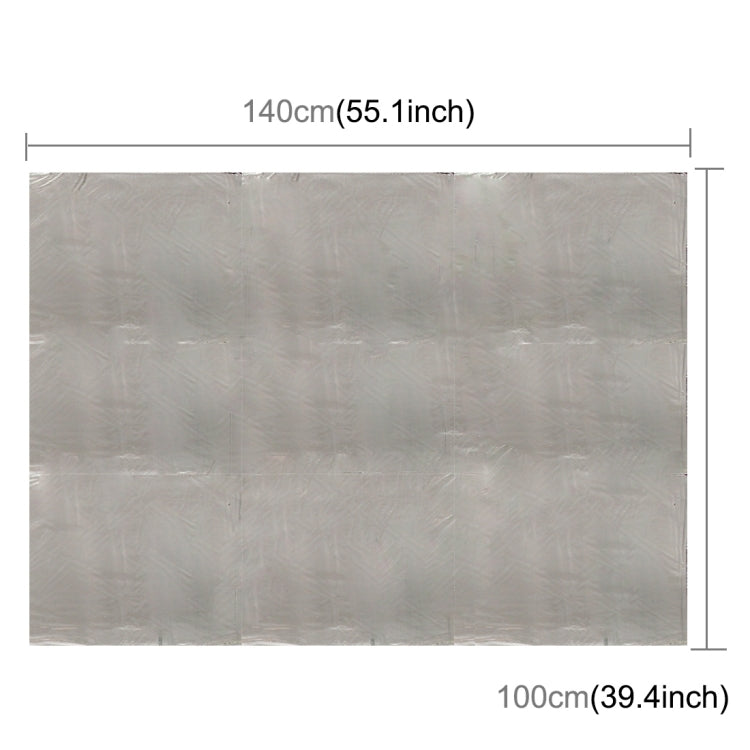 Car Hood Engine Noise Insulation Cotton Heat Water-resistant Self Adhesive Car Heat Sound Insulation Cotton, Size: 1m x 1.4m x 5mm