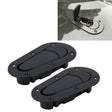 A Pair Car Carbon Fiber Cover Lock Modified Hood Lock General Racing Car Cover Lock(Black) - Locks & Hasps by PMC TechLife | Online Shopping South Africa | PMC TechLife | Buy Now Pay Later Mobicred