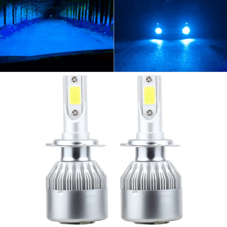 2 PCS H7 18W 1800 LM 8000K IP68 Casnbus Constant Current Car LED Headlight with 2 COB Lamps, DC 9-36V(Ice Blue Light) - LED Headlamps by PMC TechLife | Online Shopping South Africa | PMC TechLife | Buy Now Pay Later Mobicred