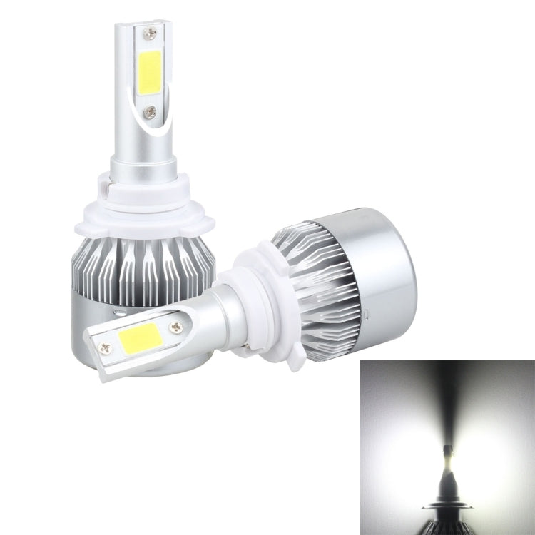 2 PCS 9005 18W 1800 LM 6000K IP68 Casnbus Constant Current Car LED Headlight with 2 COB Lamps, DC 9-36V(White Light) - LED Headlamps by PMC TechLife | Online Shopping South Africa | PMC TechLife | Buy Now Pay Later Mobicred