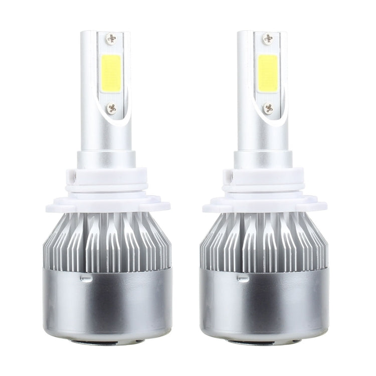 2 PCS 9006 18W 1800 LM 6000K IP68 Casnbus Constant Current Car LED Headlight with 2 COB Lamps, DC 9-36V(White Light) - LED Headlamps by PMC TechLife | Online Shopping South Africa | PMC TechLife | Buy Now Pay Later Mobicred