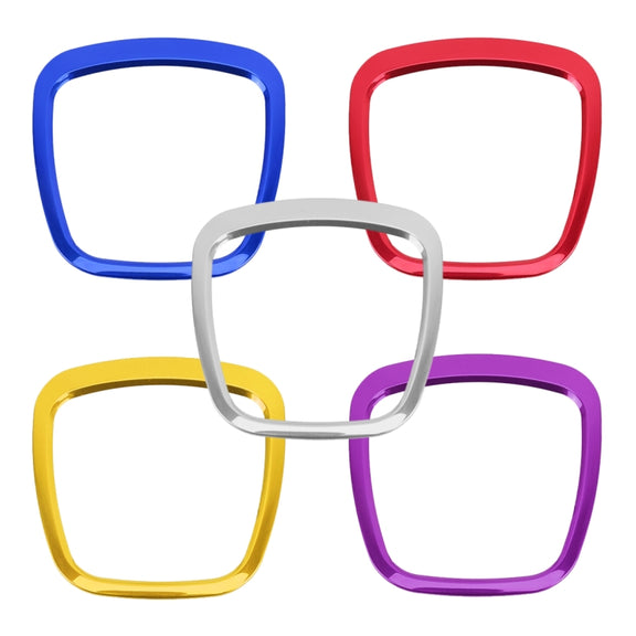 Car Auto Steering Wheel Decorative Ring Cover Trim Sticker Decoration for Audi(Gold)