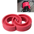 2pcs Car Auto F Type Shock Absorber Spring Bumper Power Cushion Buffer, Spring Spacing: 12mm, Spring Thickness: 15mm, Spring Diameter: 120mm(Red) - Power Cushion by PMC TechLife | Online Shopping South Africa | PMC TechLife | Buy Now Pay Later Mobicred