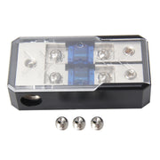 Car Stereo Car Audio Fuse Holder Insurance 60A Car Audio Fuse Holder 1 in 2 Ways Car Auto Fuse Holder Blade Fuse Holder for Car Audio