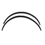 2 PCS 75cm Car Stickers Rubber Large Round Arc Strips Universal Fender Flares Wheel Eyebrow Decal Sticker Eyebrow Car-covers Black Striped Round Arc Strips