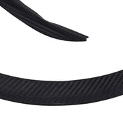 2 PCS 75cm Car Stickers Rubber Large Round Arc Strips Universal Fender Flares Wheel Eyebrow Decal Sticker Eyebrow Car-covers Black Striped Round Arc Strips
