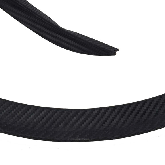 2 PCS 75cm Car Stickers Rubber Large Round Arc Strips Universal Fender Flares Wheel Eyebrow Decal Sticker Eyebrow Car-covers Black Striped Round Arc Strips