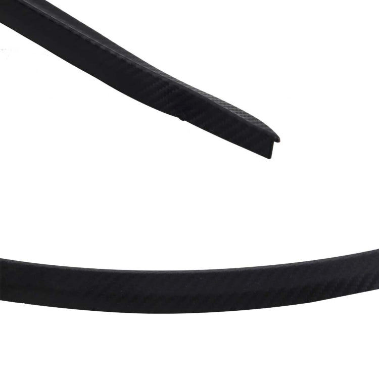 2 PCS 45cm Car Stickers Rubber Large Round Arc Strips Universal Fender Flares Wheel Eyebrow Decal Sticker Eyebrow Car-covers Black Striped Round Arc Strips - Mudguards by PMC Jewellery | Online Shopping South Africa | PMC Jewellery | Buy Now Pay Later Mobicred