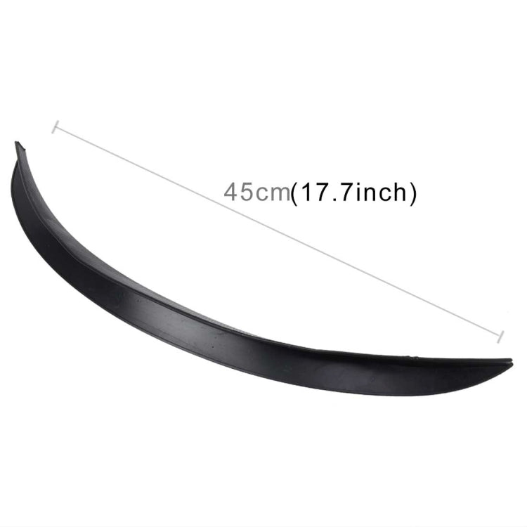 2 PCS 45cm Car Stickers Rubber Large Round Arc Strips Universal Fender Flares Wheel Eyebrow Decal Sticker Eyebrow Car-covers Black Striped Round Arc Strips - Mudguards by PMC Jewellery | Online Shopping South Africa | PMC Jewellery | Buy Now Pay Later Mobicred