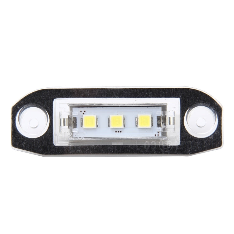 2 PCS License Plate Light with 3  SMD-5050 Lamps for Volvo,2W 120LM,6000K, DC12V(White Light) - License Plate Lights by PMC TechLife | Online Shopping South Africa | PMC TechLife | Buy Now Pay Later Mobicred