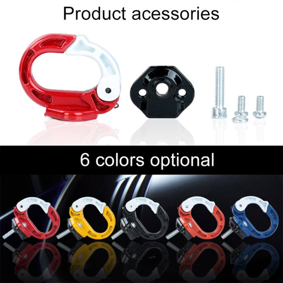 Durable Aluminum Alloy Bag Hook for Motorcycle / Bicycle(Blue)