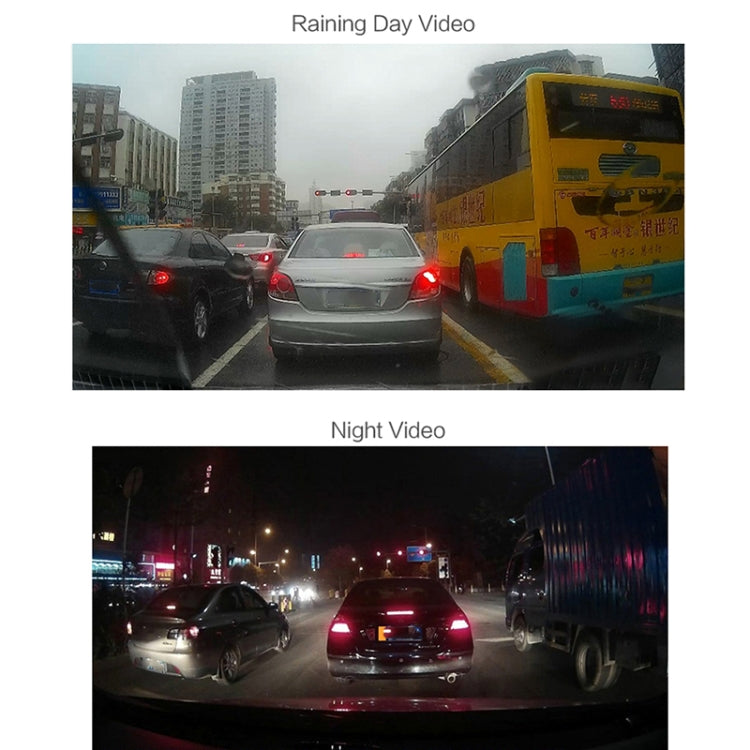 X96 4 inch 2.5D Full HD 1080P Multi-functional Smart Car Dual Lens Video Record Camera Support TF Card / Motion Detection - Car DVRs by PMC TechLife | Online Shopping South Africa | PMC TechLife | Buy Now Pay Later Mobicred