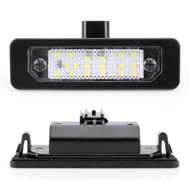 2 PCS DC 12V 3W 150LM 6000K LED License Plate Light 18LEDs SMD-3528 Bulbs Lamps for Ford Mustang 2010-2014 - License Plate Lights by PMC TechLife | Online Shopping South Africa | PMC TechLife | Buy Now Pay Later Mobicred