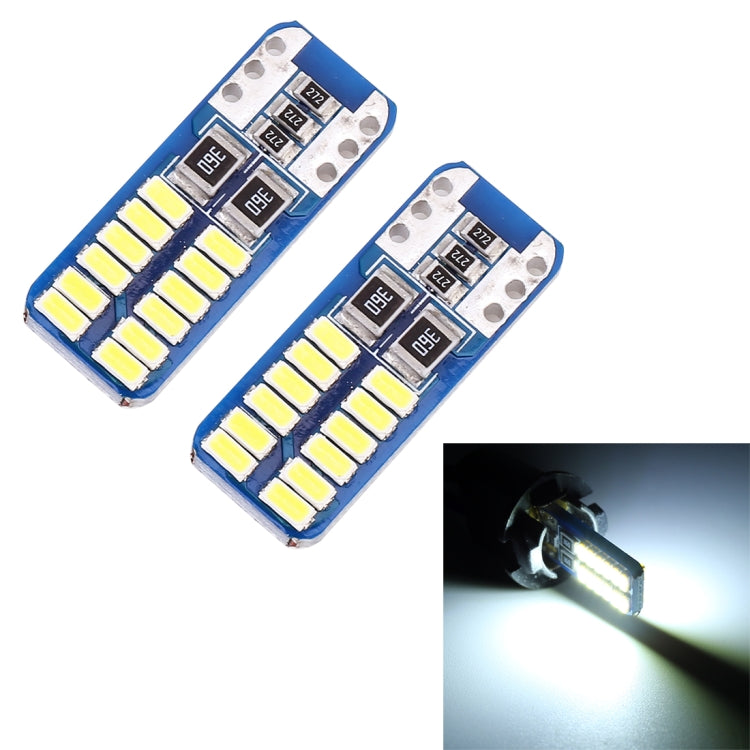 2 PCS T10 / W5W / 168 / 194 DC12V 1.4W 6000K 90LM 12LEDs SMD-3014 Car Reading Lamp Clearance Light, with Decoder - Clearance Lights by PMC TechLife | Online Shopping South Africa | PMC TechLife | Buy Now Pay Later Mobicred