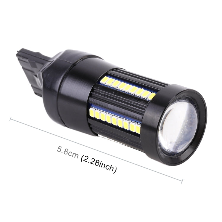 2 PCS T20 / 7440 DC9-16V / 8.2W / 6000K / 655LM Car Auto Reversing Lights / Turn Light 66LEDs SMD-2016 Lamps - Brake Lights by PMC TechLife | Online Shopping South Africa | PMC TechLife | Buy Now Pay Later Mobicred