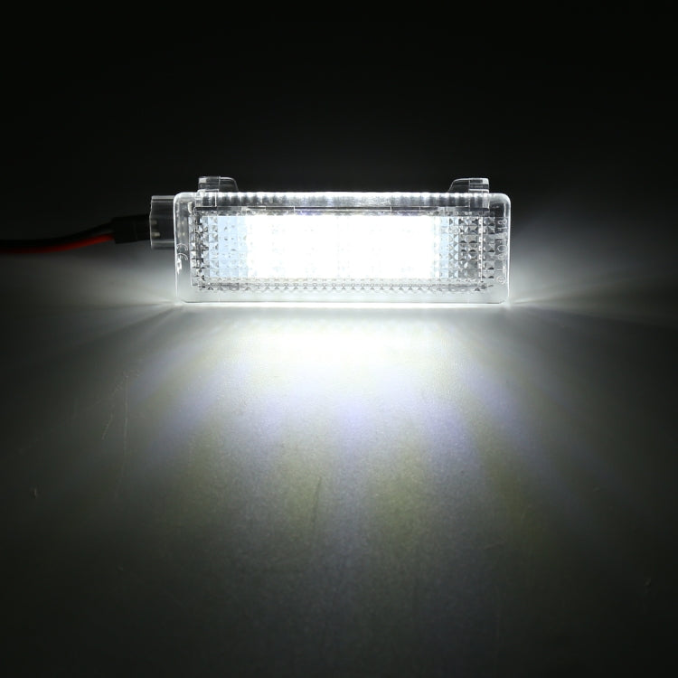 2 PCS LED Car DC 12V 1.5W 6000K 100LM Door Lights 18LEDs SMD-3528 Lamps for BMW E81(White Light) - Atmosphere lights by PMC Jewellery | Online Shopping South Africa | PMC Jewellery | Buy Now Pay Later Mobicred