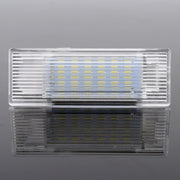 2 PCS LED Car DC 12V 1.5W 6000K 100LM Door Lights 18LEDs SMD-3014 Lamps for BMW F10(White Light)