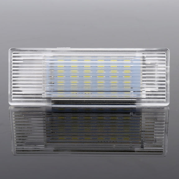 2 PCS LED Car DC 12V 1.5W 6000K 100LM Door Lights 18LEDs SMD-3014 Lamps for BMW F10(White Light)