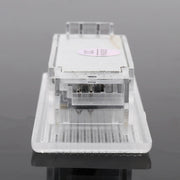 2 PCS LED Car DC 12V 1.5W 6000K 100LM Door Lights 18LEDs SMD-3014 Lamps for BMW F10(White Light)