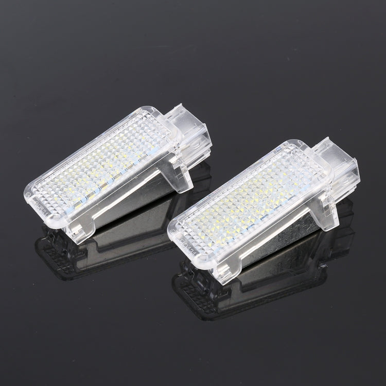 2 PCS LED Car DC 12V 1.5W Door Lights Lamps for Audi / Volkswagen(Blue Light)