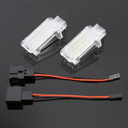 2 PCS LED Car DC 12V 1.5W Door Lights Lamps for Audi / Volkswagen(Blue Light)