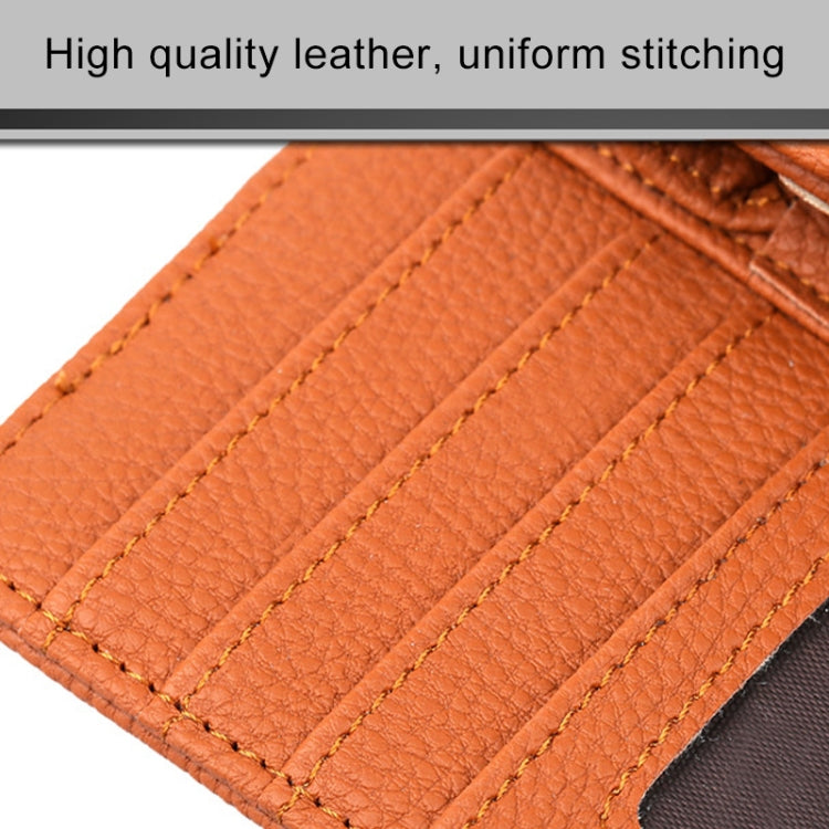 DERANFU 3 In 1 Lichee Texture Multi-function Car Hang Type Leather Towel Box with Card Slot & CD Slot(Black) - Tissue Boxes by PMC Jewellery | Online Shopping South Africa | PMC Jewellery | Buy Now Pay Later Mobicred