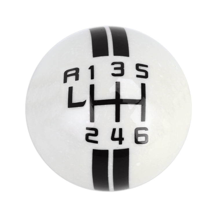 Universal Vehicle Ball Shape Modified Resin Shifter Manual 6-Speed Left-R Gear Shift Knob(Black) - Shift Knob by PMC TechLife | Online Shopping South Africa | PMC TechLife | Buy Now Pay Later Mobicred