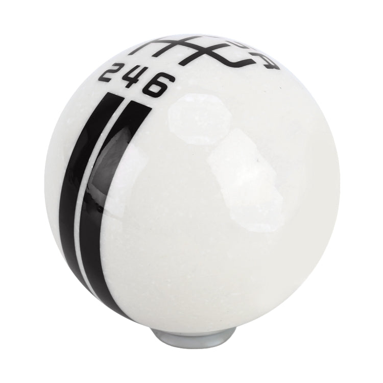 Universal Vehicle Ball Shape Modified Resin Shifter Manual 6-Speed Right-R Gear Shift Knob(Black) - Shift Knob by PMC TechLife | Online Shopping South Africa | PMC TechLife | Buy Now Pay Later Mobicred