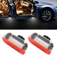 2 PCS LED Car DC 12V 1.6W Door Lights Lamps 18LEDs SMD-3528 Lamps for Volkswagen Golf 5 / 6, White Light + Red Light - Door Lights by PMC TechLife | Online Shopping South Africa | PMC TechLife | Buy Now Pay Later Mobicred