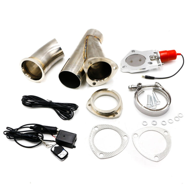 CNSPEED Stainless Steel Car Remote Control Electric Exhaust Valve Pipe Set, Size: 2.25 inch - Exhaust Pipes by PMC TechLife | Online Shopping South Africa | PMC TechLife | Buy Now Pay Later Mobicred