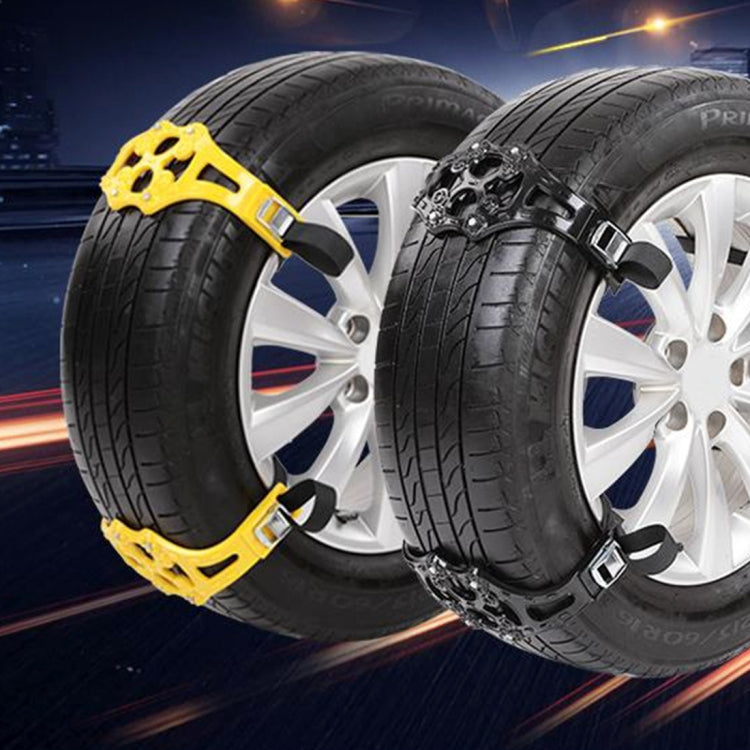 6PCS Car Snow Tire Anti-skid Chains For Family Car(Yellow) - Car Road Trouble Clearer by PMC TechLife | Online Shopping South Africa | PMC TechLife | Buy Now Pay Later Mobicred