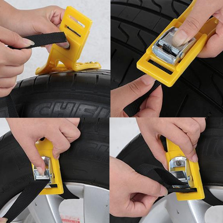 8PCS Car Snow Tire Anti-skid Chains For Family Car(Black) - Car Road Trouble Clearer by PMC TechLife | Online Shopping South Africa | PMC TechLife | Buy Now Pay Later Mobicred