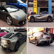 1.52m �� 0.5m Ice Blue Metallic Matte Icy Ice Car Decal Wrap Auto Wrapping Vehicle Sticker Motorcycle Sheet Tint Vinyl Air Bubble Free(Rose Gold)