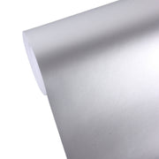 1.52m �� 0.5m Ice Blue Metallic Matte Icy Ice Car Decal Wrap Auto Wrapping Vehicle Sticker Motorcycle Sheet Tint Vinyl Air Bubble Free(Silver)