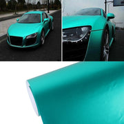 1.52m �� 0.5m Ice Blue Metallic Matte Icy Ice Car Decal Wrap Auto Wrapping Vehicle Sticker Motorcycle Sheet Tint Vinyl Air Bubble Free(Lake Blue)