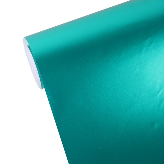 1.52m �� 0.5m Ice Blue Metallic Matte Icy Ice Car Decal Wrap Auto Wrapping Vehicle Sticker Motorcycle Sheet Tint Vinyl Air Bubble Free(Lake Blue)