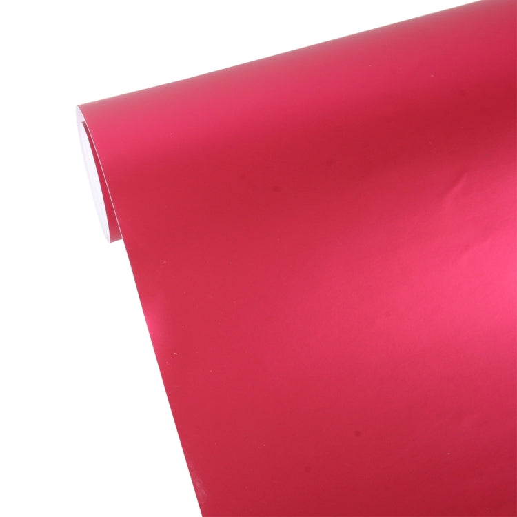 1.52m �� 0.5m Ice Blue Metallic Matte Icy Ice Car Decal Wrap Auto Wrapping Vehicle Sticker Motorcycle Sheet Tint Vinyl Air Bubble Free(Wind Red)