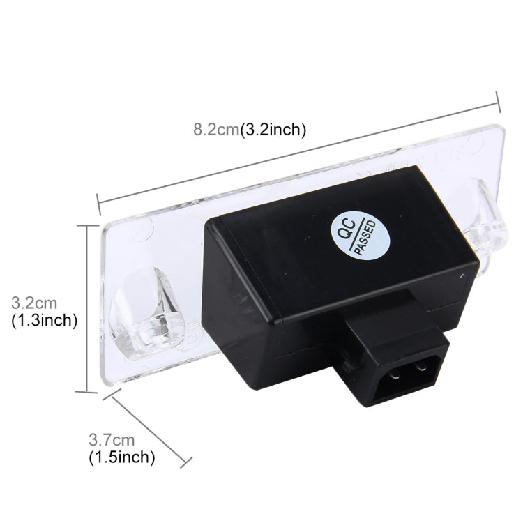 2 PCS License Plate Light with 18  SMD-3528 Lamps for Audi���2W 120LM, DC12V (White Light) - License Plate Lights by PMC TechLife | Online Shopping South Africa | PMC TechLife | Buy Now Pay Later Mobicred