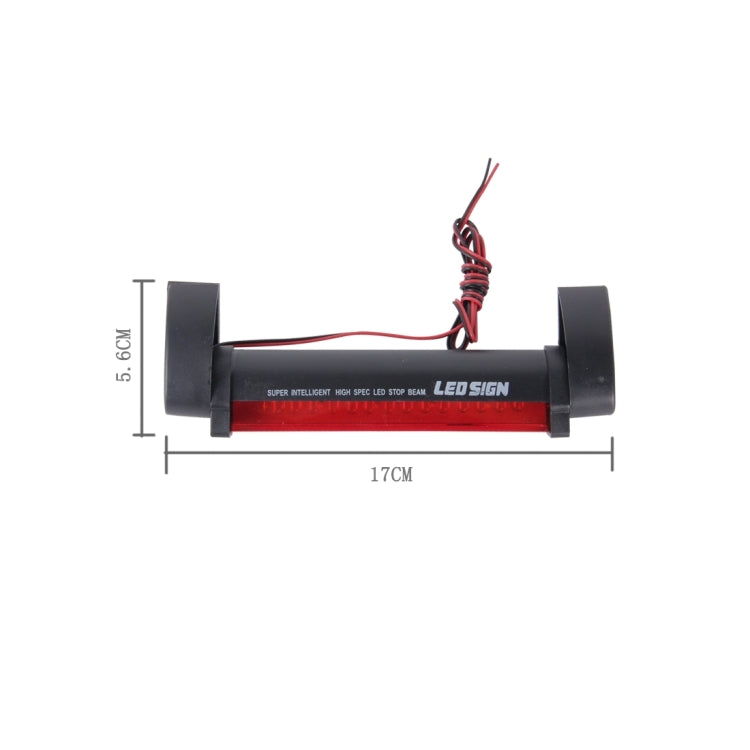 14 LEDs Red Light Car Third Brake Light, DC 12V Cable Length: 80cm - free shipping - PMC TechLife - Order now!