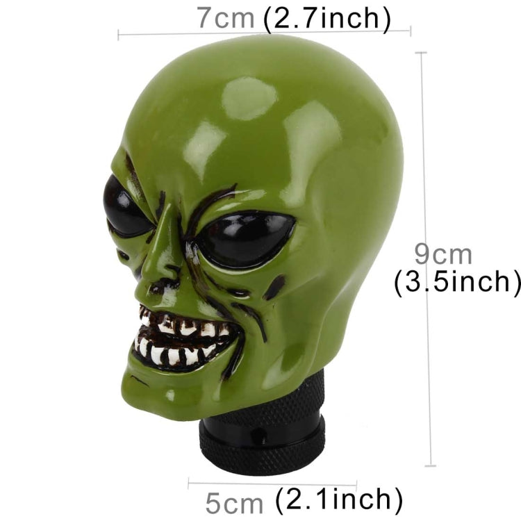 Alien Shaped Universal Vehicle Car Shifter Cover Manual Automatic Aluminum Gear Shift Knob - free shipping - PMC TechLife - Order now!