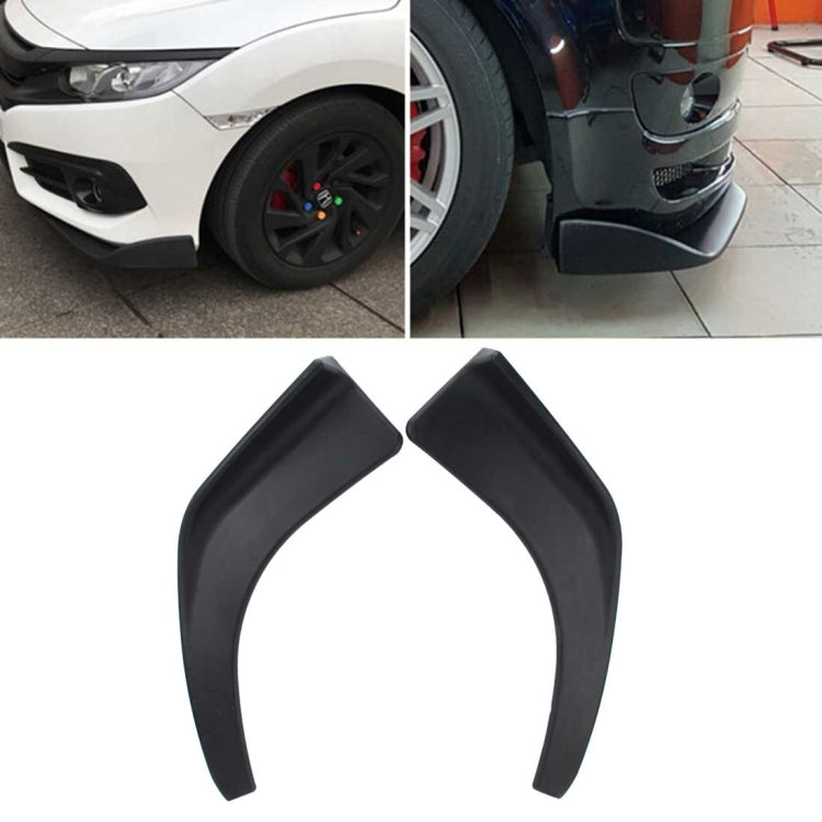 2 PCS Universal Fit Car Front Bumper Spoiler Lip Splitter Diffuser SUV ABS Front Shovel, Length: 74cm - Bumper by PMC TechLife | Online Shopping South Africa | PMC TechLife | Buy Now Pay Later Mobicred