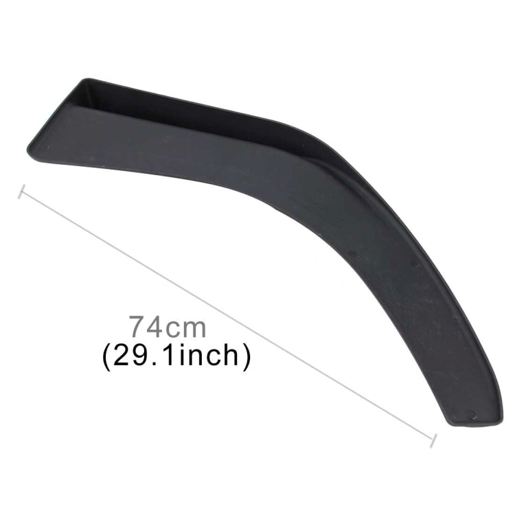 2 PCS Universal Fit Car Front Bumper Spoiler Lip Splitter Diffuser SUV ABS Front Shovel, Length: 74cm - Bumper by PMC TechLife | Online Shopping South Africa | PMC TechLife | Buy Now Pay Later Mobicred
