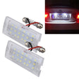 2 PCS License Plate Light with 18  SMD-3528 Lamps for BMW E53(X5),2W 120LM,6000K, DC12V (White Light) - License Plate Lights by PMC TechLife | Online Shopping South Africa | PMC TechLife | Buy Now Pay Later Mobicred