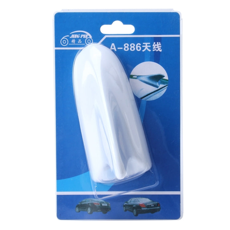 A-886 Car Auto Shark Fin Dome Antenna Decoration for Honda Buick Nissan Hyundai Toyota Volkswagen Mazda(White) - Aerials by PMC TechLife | Online Shopping South Africa | PMC TechLife | Buy Now Pay Later Mobicred