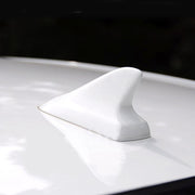 A-886 Car Auto Shark Fin Dome Antenna Decoration for Honda Buick Nissan Hyundai Toyota Volkswagen Mazda(White)