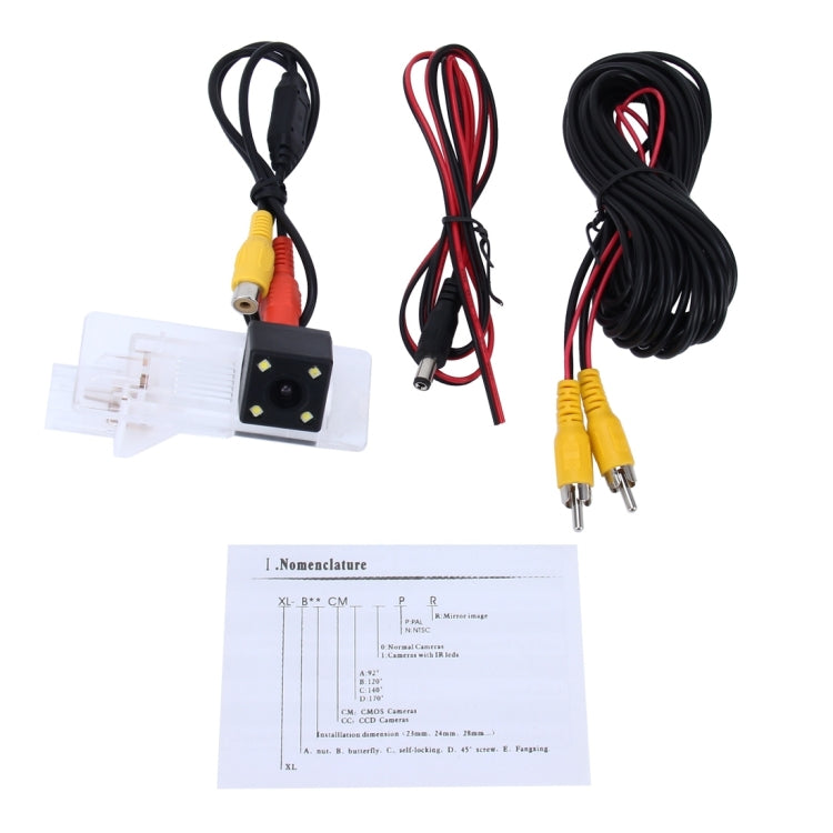 656x492 Effective Pixel NTSC 60HZ CMOS II Waterproof Car Rear View Backup Camera With 4 LED Lamps for Renault Cabbeen 2015-2016 Version / Fluence 2013-2016 Version - Rear View Cameras by PMC TechLife | Online Shopping South Africa | PMC TechLife | Buy Now Pay Later Mobicred