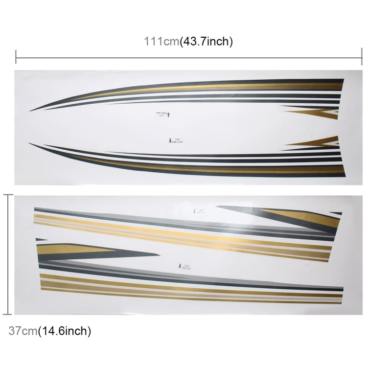 5 PCS SUV Body Decorative Strip Brand Car Streamline Shining Sticker for Toyota Prado 2010 Version - Decorative Sticker by PMC TechLife | Online Shopping South Africa | PMC TechLife | Buy Now Pay Later Mobicred