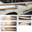 5 PCS SUV Body Decorative Strip Brand Car Streamline Shining Sticker for Toyota Prado4000 2011 Version - free shipping - PMC TechLife - Order now!